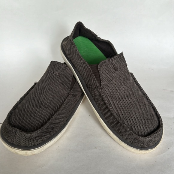 SANUK Vagabond Tripper Mesh Olive Green/Brown Size 10 $65 EUC - Picture 2 of 11